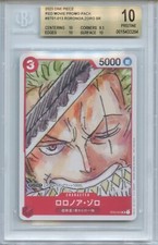 2023 One Piece Japanese Roronoa Zoro Premium Card Film Red Coll. ST01-013 BGS 10