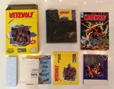 Werewolf The Last Warrior for Nintendo NES in Box w/ Manual & Comic CIB