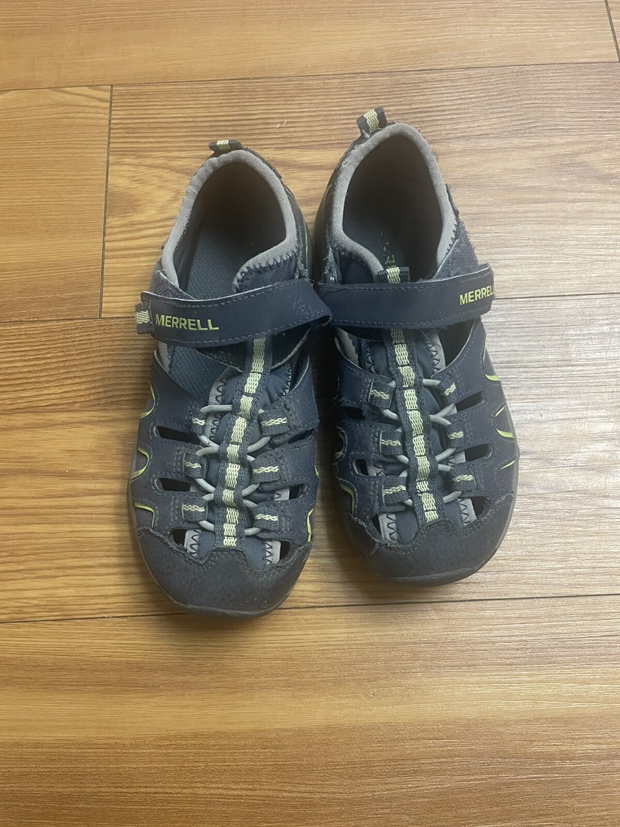 Merrell Hydro Hiker Hiking Shoes Sandals Blue Green MC54859 Boys