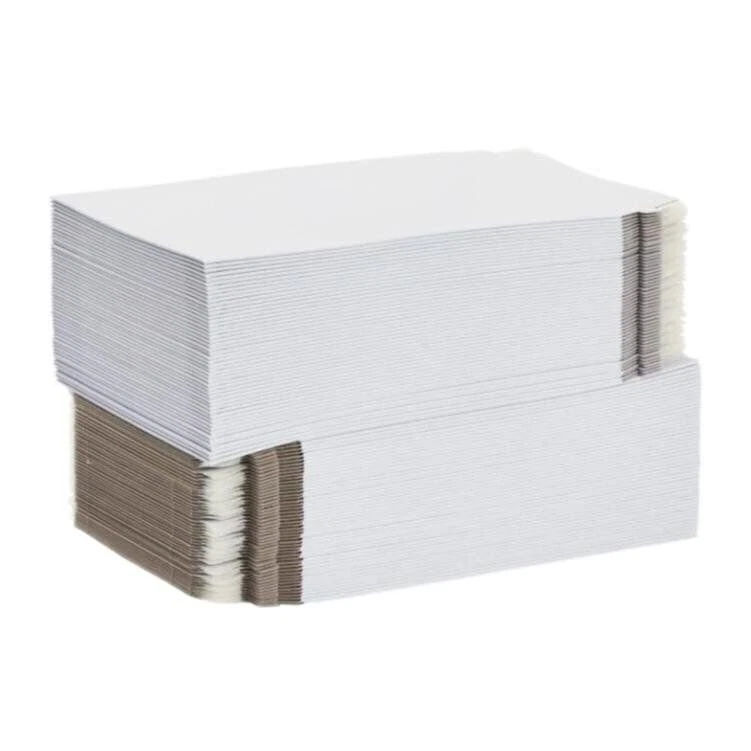 200 - 32.4cm x 38.1cm Blanc Rigide Stay Plats Auto Scellant Carton Envelope - Photo 3/4