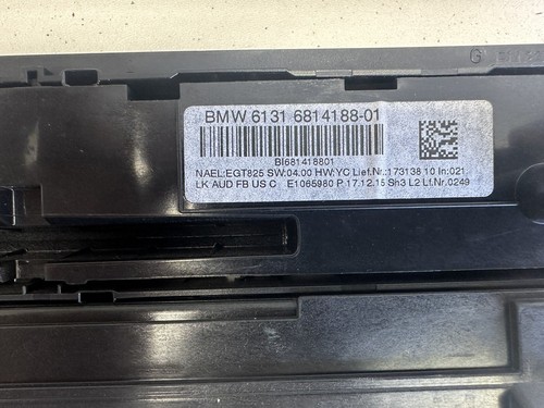 2015 - 2020 BMW M2 M3 M4 F80 F82 F83 F87 Front HVAC Climate Control Unit Oem - Picture 11 of 13