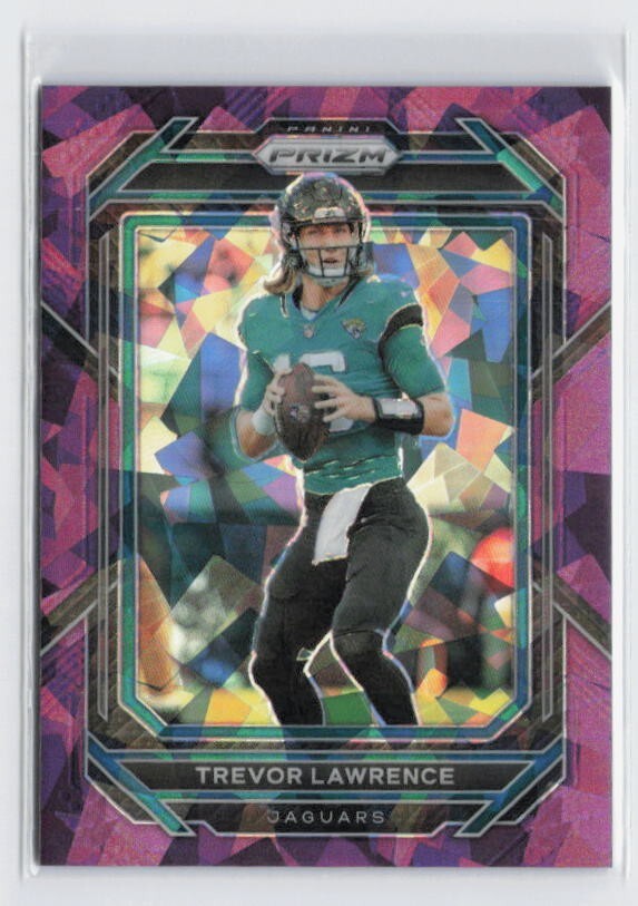 2022 Panini Prizm Purple Ice Trevor Lawrence /225 #131 Jacksonville Jaguars