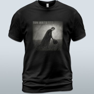 Cotton T-Shirt Tom Waits Mule Variations Tee Closing Time Swordfishtrombones