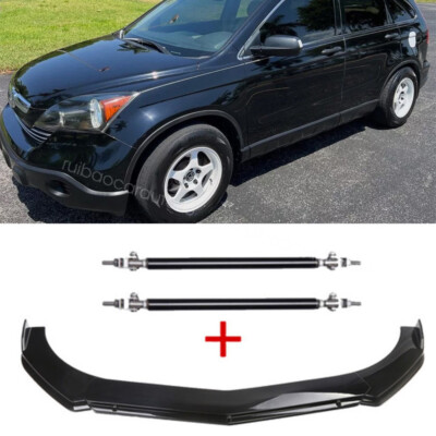 Front Bumper Lip Spoiler Splitter For Honda Civic Pilot CR-V Parts Car Body Kits