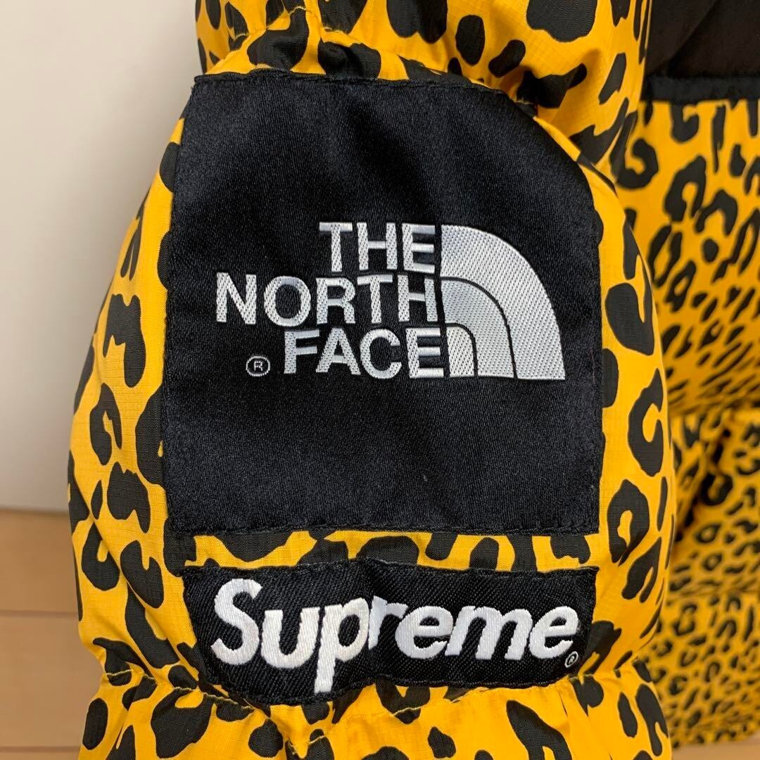 Supreme x The north face 2011aw Leopard down jacket Yellow