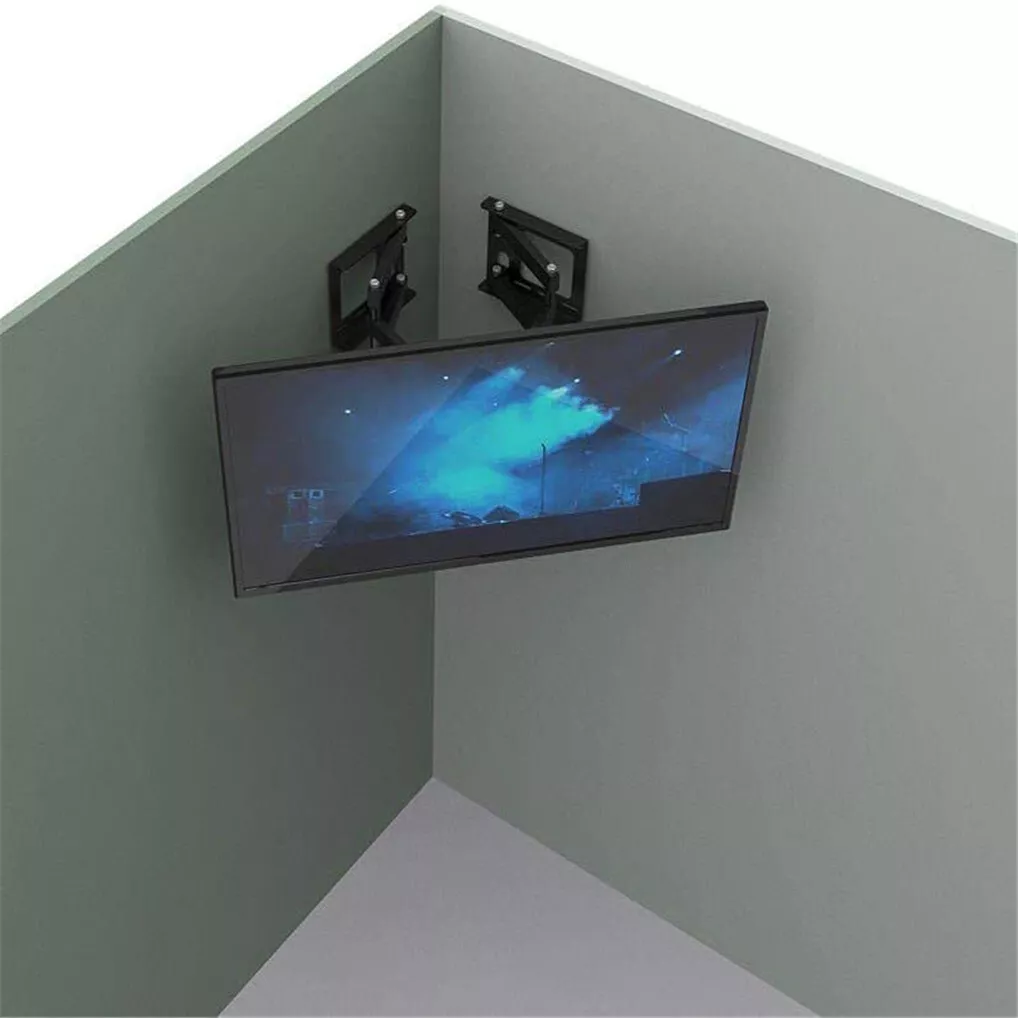 Heavy Duty Strong Solid TV Wall Bracket Cantilever Corner Mount Dual Arms 32 65