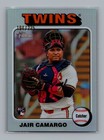 2024 Topps Heritage #633 Jair Camargo RC Silver Refractor /225 Minnesota Twins