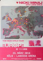 Nicki Minaj & Future - World Tour Europe, KöLn 2019 | Konzertplakat | Poster