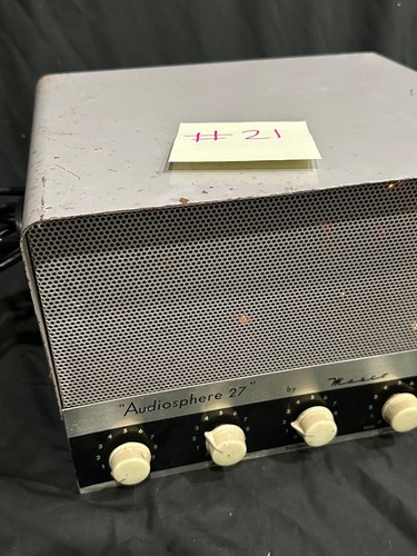 Audiosphere 27 Masco Amplifier Vintage Amp 1950s Harp Guitar Tested & Powers On - Picture 2 of 13