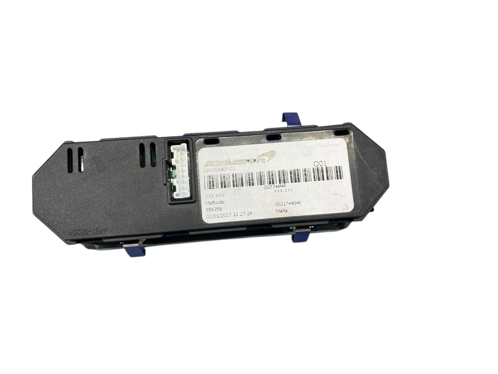 2016-2021 MCLAREN 570S TOW RECOVERY SWITCH PANEL BLACK 11M1088CP 2017 2018 2019