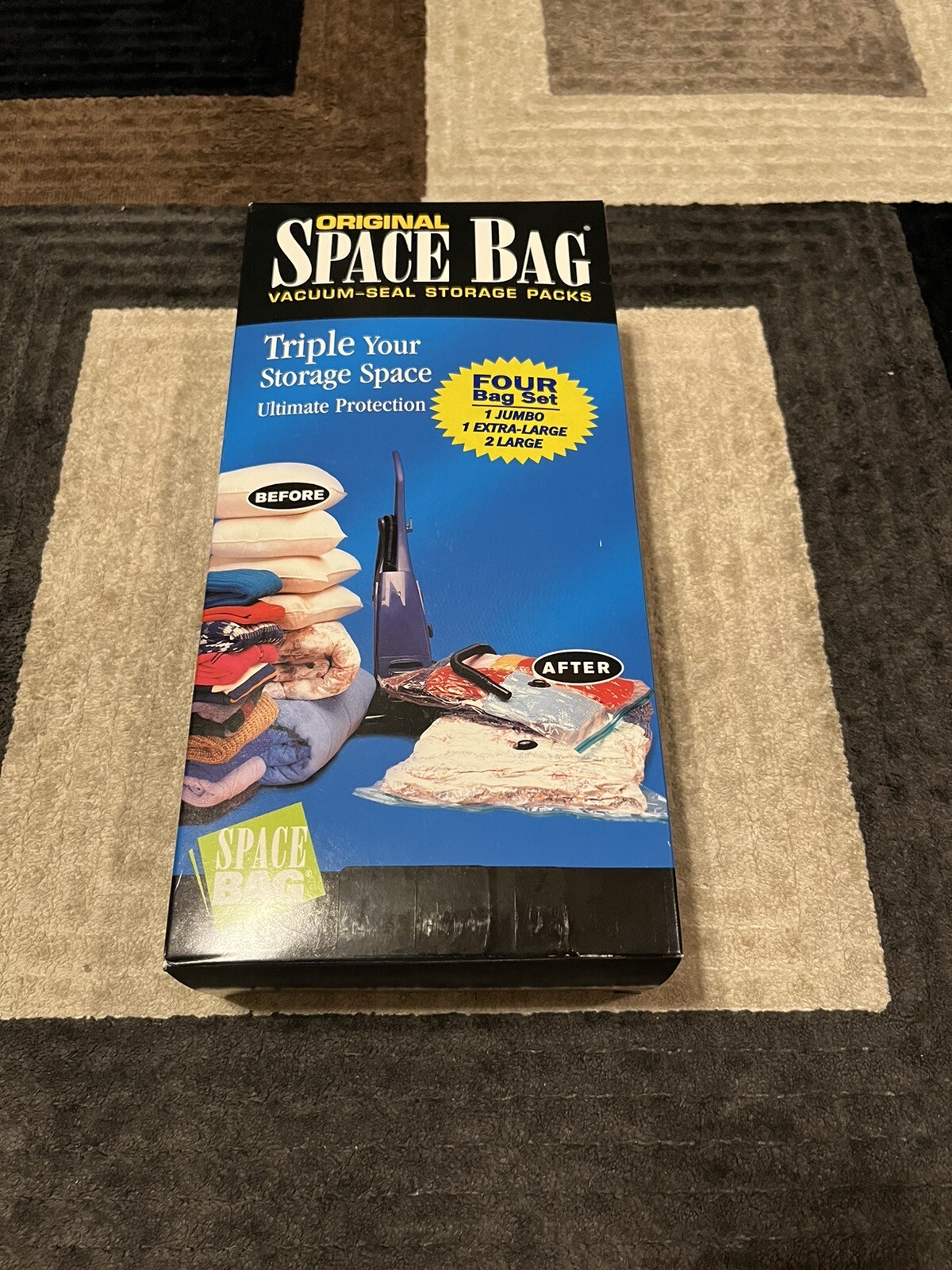 Brand New The Original Space Bag VacuumSeal Storage Packs 4 Piece