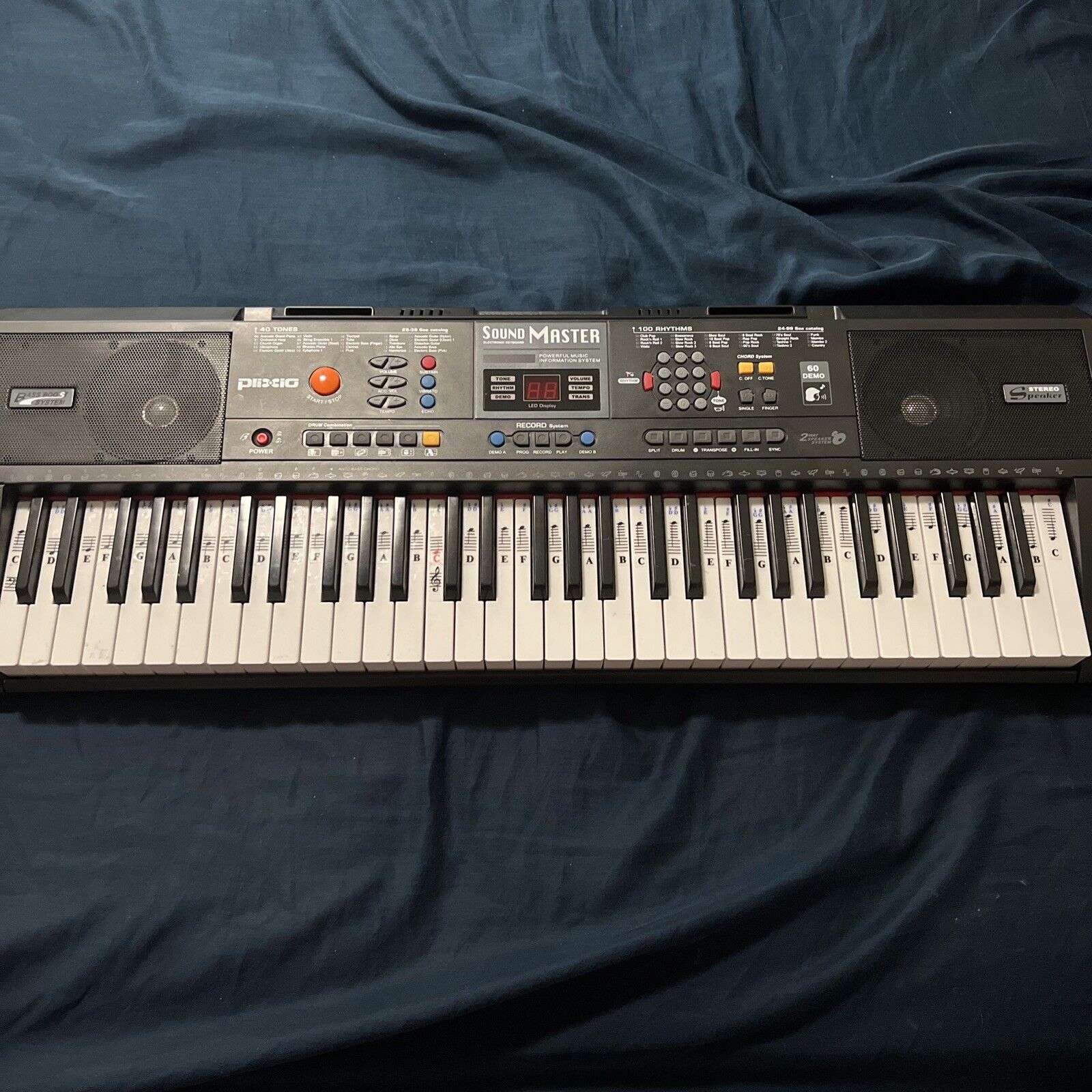 Sound Master Digital Electronic Piano Keyboard Plixio 61-Key