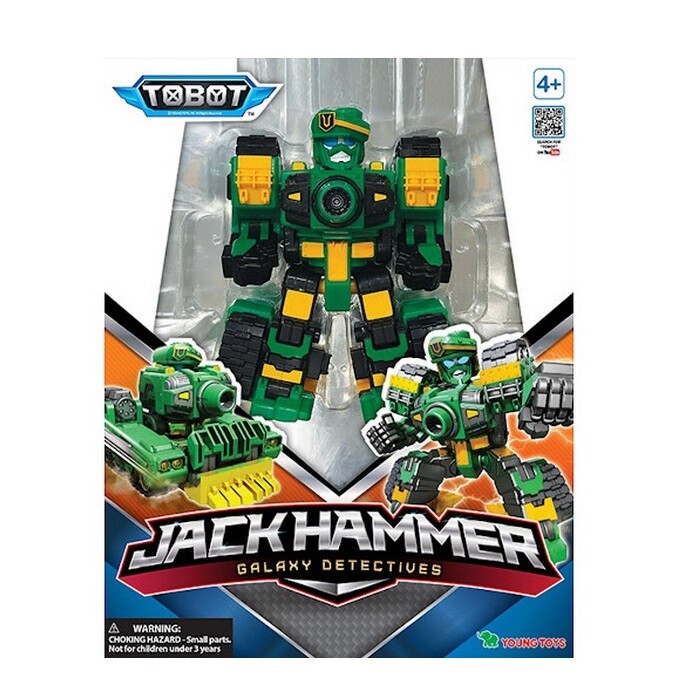 TOBOT V TANKDORI GREEN TANK / JACK HAMMER GD TRANSFORMER ROBOT CAR
