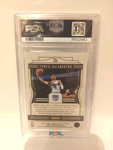 2020-21 Panini Chronicles Basketball Legacy RC /49 Tyrese Haliburton Pacers #676 - Picture 4 of 7