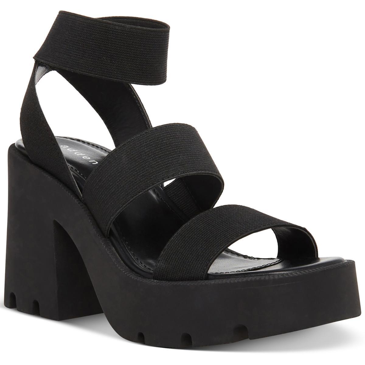 Женские босоножки Madden Girl TEMPLEE черного цвета с ремешками, размер 11, средний (B, M), BHFO 6175