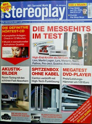 STEREOPLAY 6/06, UNGÖFFNETE CD,LINN,QUADRAL TITAN VII,LOGAN VANTAGE,NAIM CD 555,