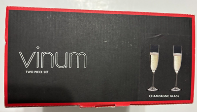 Set of 4 Tyrol Crystal Riedel Vinum Clear Wine Tasting Glasses New In Boxes