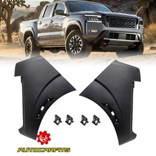 Fits 2022-2024 Nissan Frontier Front Bumper End Set Left&Right Side Extension