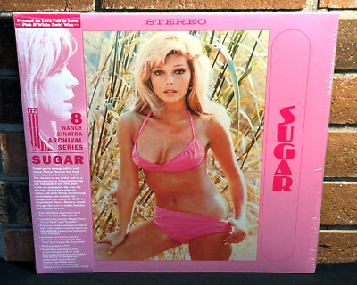 NANCY SINATRA - Sugar, Limited PINK + WHITE COLOR VINYL LP Gatefold + OBI New!