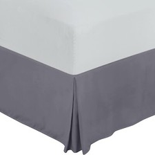 Drop Bed Skirt Pleated Dust Ruffle Hotel Quality Bed Skirt Utopia Bedding