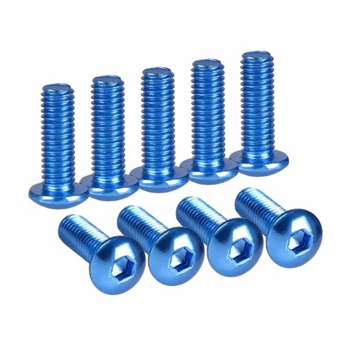 M4 M5 M6 Socket Button Dome Head Screws-Aluminum Alloy Anodizing Hex Allen Bolts - Picture 13 of 16