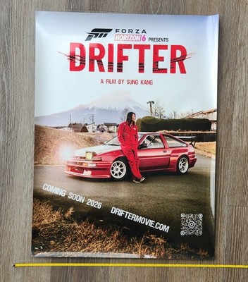 Sung Kang Drifter Movie Poster 18 x 24 Fast And Furious Tokyo Drift AE86 Toyota
