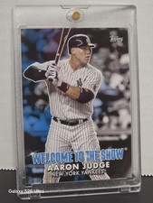 Aaron Judge RARE Welcome To The Show Insert INVESTMENT TOPPS Free Magnetic Case
