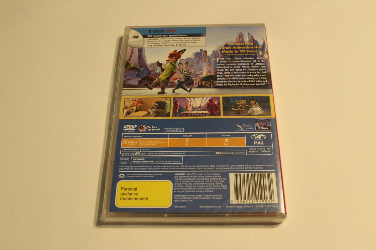 ディズニーDVD Zootopia | Disney Classics (DVD, 2016) for sale online | eBay
