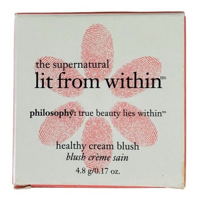 Philosophy Lit From Within Healthy Cream Blush 'Feel Warm All Over' 02 NEW