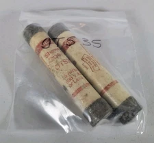 Lot Of 2 OTS35 GOULD SHAWMUT  FUSE 35 AMP 600V OTS-35 ONE-TIME- ECS