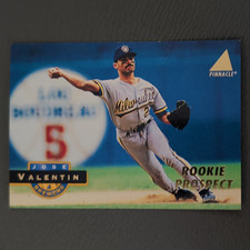1994 Pinnacle Jose Valentin #249 Milwaukee Brewers Rookie Prospect Baseball Card. rookie card picture