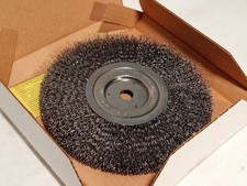 Weiler Corp 5X887A 8" Coarse Trulock Crimped Wire Wheel Brush 01175, Made in USA