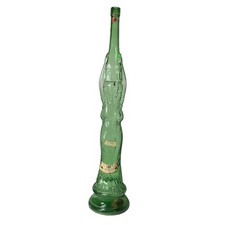 Vintage 31.5 Tall MCM Italy Green Glass Chian...