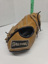 Gant De Baseball Spalding Signature Series Jim Rice - 12 Pouces - Cuir Marron - Gaucher - Vintage
