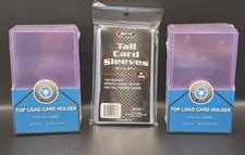 50x CSP Tall Card Toploaders plus BCW Sleeves...