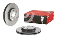 2X Bremsscheibe Prime Line - UV Coated Brembo 09.C648.11 FüR Toyota Auris VAN