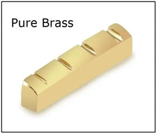 GeetarGizmos BRASS NUT for SPECTOR NS2 NS-2 Bass Guitar - Drop-In Replacement