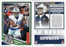 🏈 2025 Panini-Score - Jalen Tolbert Cowboys #104