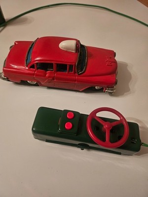 Tin Plate KS Japan 50er Jahre Fire Chief batteriebetrieben ferngesteuertes Auto