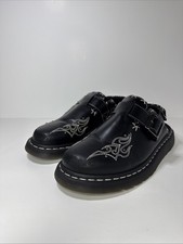 DR. MARTENS JORGE II LEATHER ATLAS 80s GOTHIC CLOGS MULES SOLD OUT AT RS 