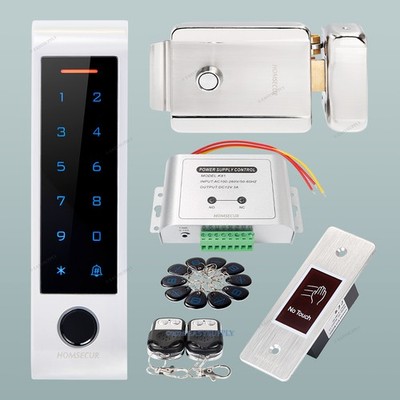 HOMSECUR IP66 APP WIFI RFID Access Control Set Electric rim lock