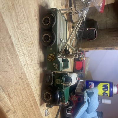 Rare 1/34 First Gear Vintage NYPD Green White Black Mack Tow Truck 