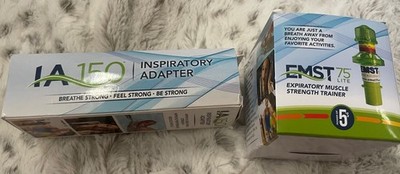 EMST 150 & 75 Lite Expiratory Muscle Strength Trainer Device Lung by Aspire NEW