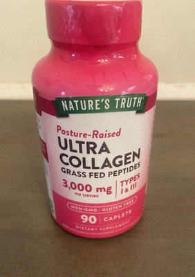 Nature's Truth Ultra Collagen 3000mg Hyaluronic Acid 90 Coated Tablets Exp 10/28