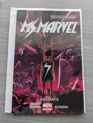 MS MARVEL: LAST DAYS Marvel Comics Trade Paperback 2015 Wilson Alphona