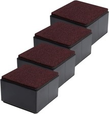 2 Inch Bed and Furniture Risers, Heavy Duty Square Sofa Table Couch Dresser R...