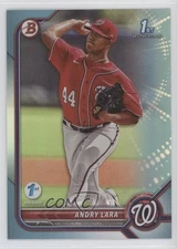 2022 Bowman 1st Edition Sky Blue Foil Andry Lara #BPPF-70 uk2