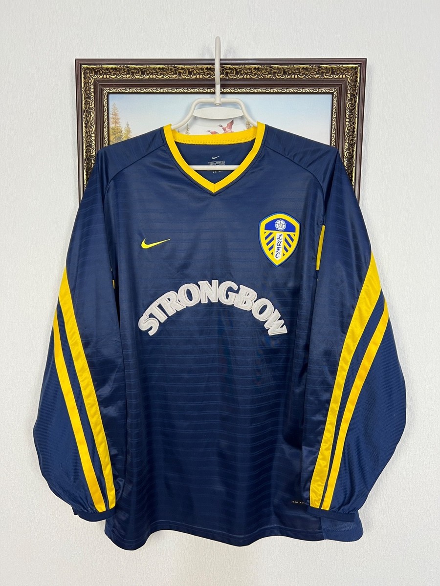 Leeds United Third football shirt 2002 Soccer Nike Long Sleeve