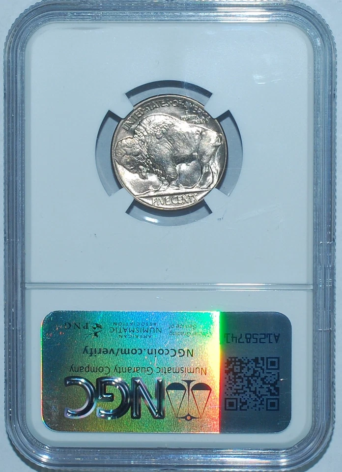 1924 P NGC MS65 Buffalo Nickel - Image 2 of 2