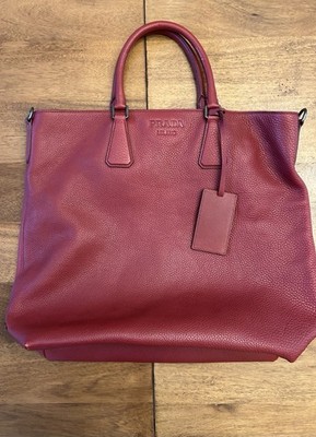 Prada Vitello Daino Tote Bag